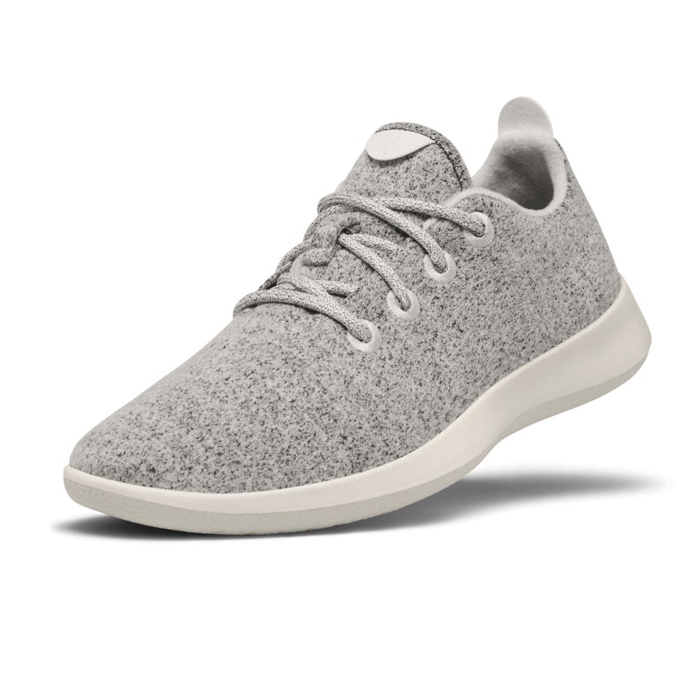 Allbirds Men's Sneakers Grey - Wool Runners - 63472XDSI